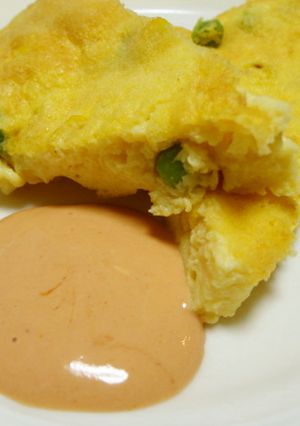 豆腐を入れて、ボリュームたっぷり卵焼き-レシピのメイン写真