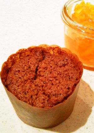 オレンジとチョコの簡単カップケーキ-レシピのメイン写真