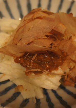 おつまみに♪長芋の千切り☆梅ペーストかけ-レシピのメイン写真