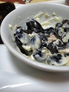 おせちの黒豆をクリームチーズ和え-レシピのメイン写真