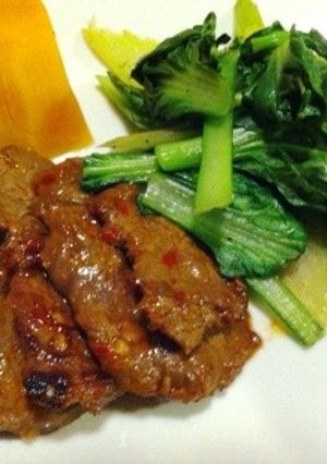 カルビ　焼肉風-レシピのメイン写真