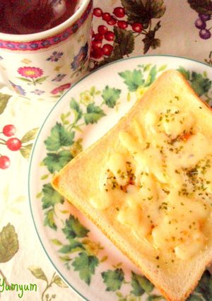 オニグラ風味のトースト-レシピのメイン写真