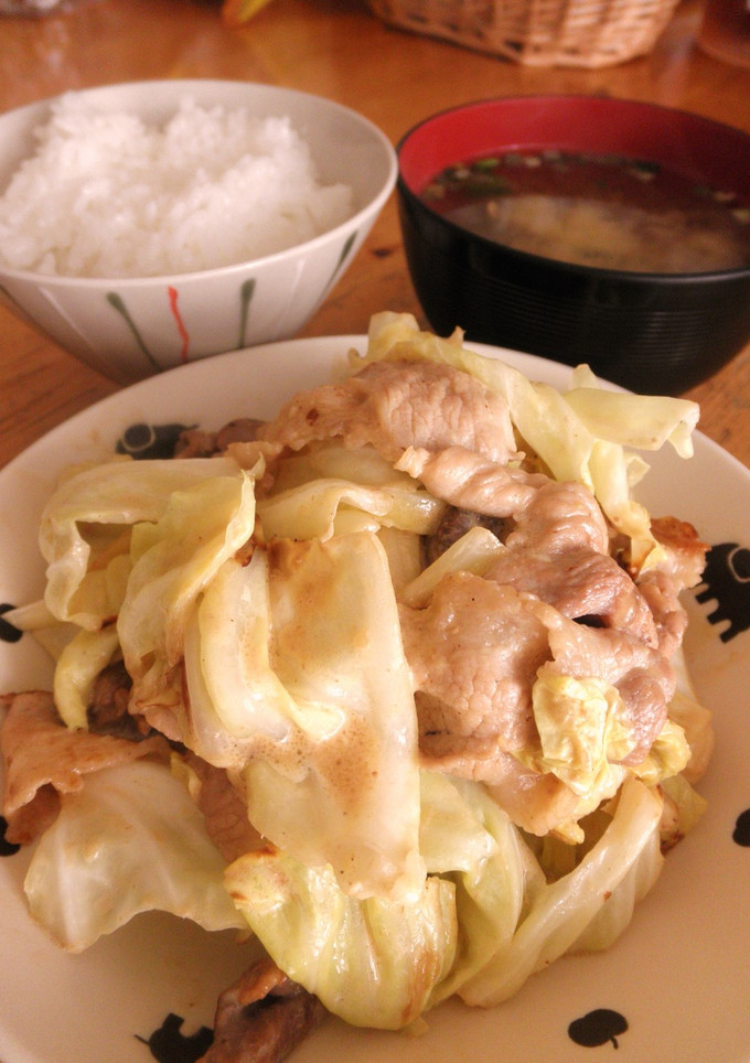 豚肉とキャベツのわさびマヨ炒め-レシピのメイン写真