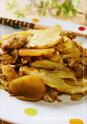肉野菜たまご炒め♡ソース味-レシピのメイン写真