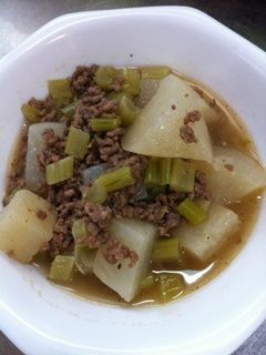 カブとひき肉の簡単ホクホク煮-レシピのメイン写真