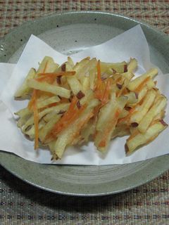 米粉で作るさつまいものかき揚げ-レシピのメイン写真