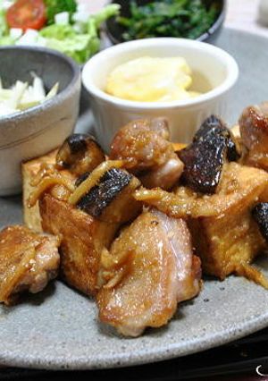 鶏肉と厚揚げの味噌しょうが炒め-レシピのメイン写真
