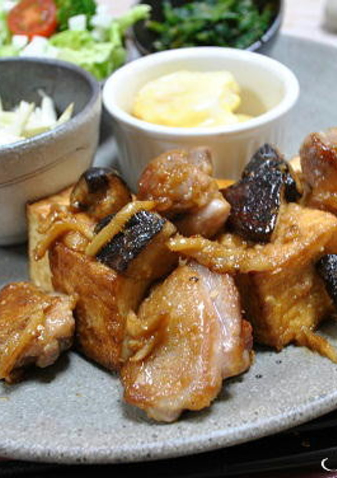 鶏肉と厚揚げの味噌しょうが炒め-レシピのメイン写真
