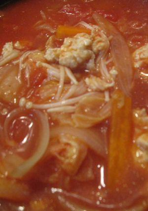 ほっこりあたたか♪白菜のトマト煮-レシピのメイン写真