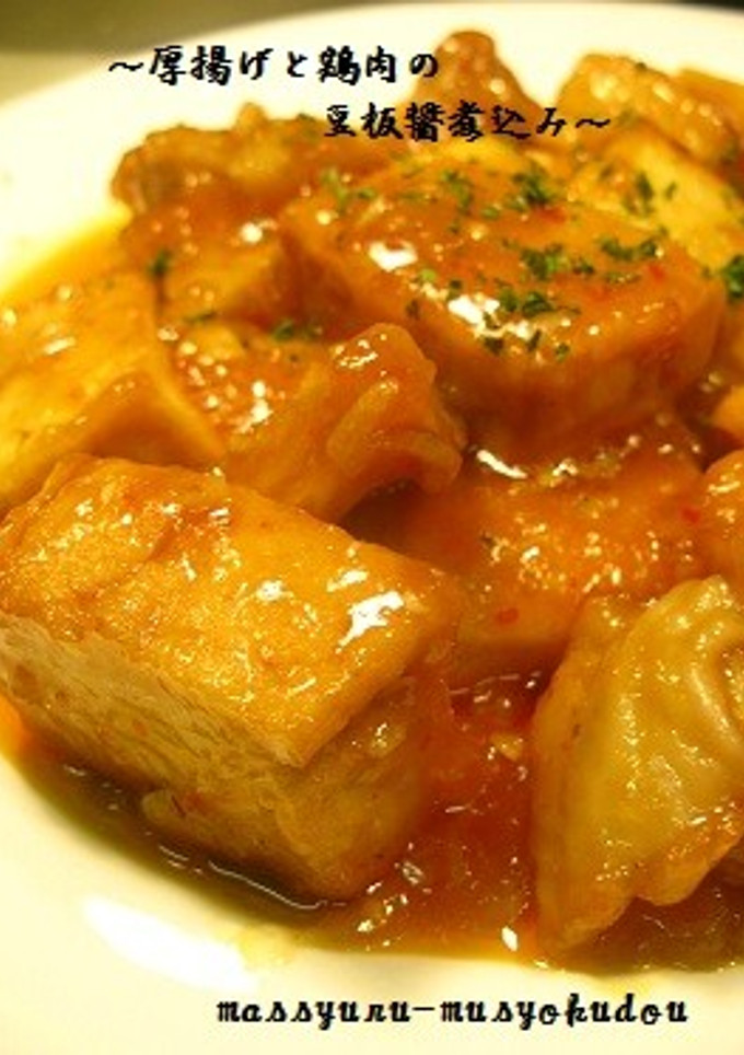 ■10分で！厚揚げと鶏肉の豆板醤煮込み■-レシピのメイン写真