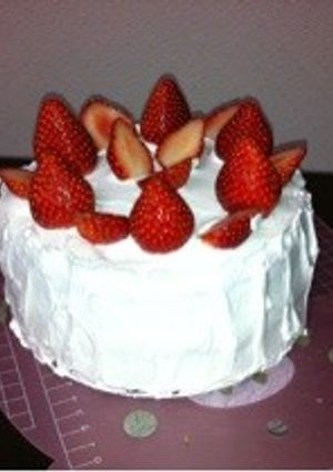 子供と簡単ふわふわケーキ-レシピのメイン写真