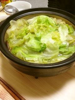 レタスと手羽元のしゃぶしゃぶ風お鍋-レシピのメイン写真