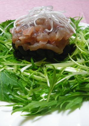 マグロと黒豆のサラダ-レシピのメイン写真