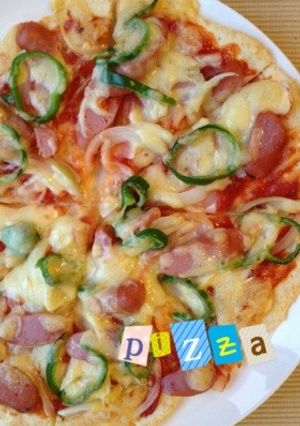 **お手軽簡単ピザ**-レシピのメイン写真