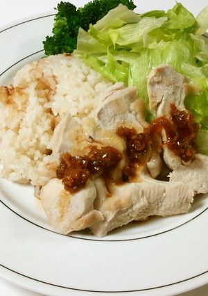 手間なし！シンガポールチキンライス-レシピのメイン写真