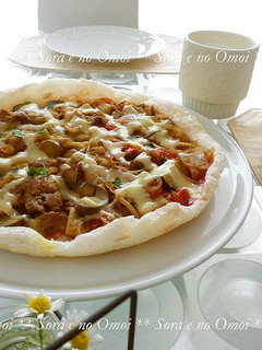 フライパンde餅ピザ④リメイク☆アレンジ-レシピのメイン写真