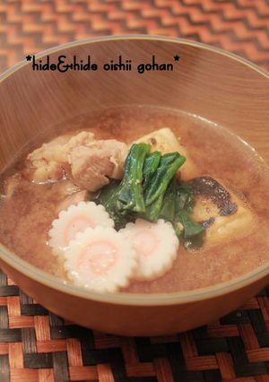 ☆急いで晩ご飯☆お雑煮-レシピのメイン写真