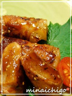 焼肉のタレで♪大根の豚肉巻き-レシピのメイン写真