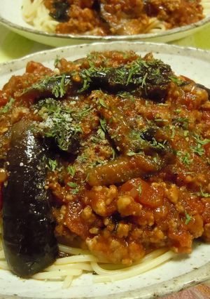 焼き茄子のミートソース-レシピのメイン写真