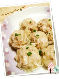 *レンジで花しゅうまい*-レシピのメイン写真