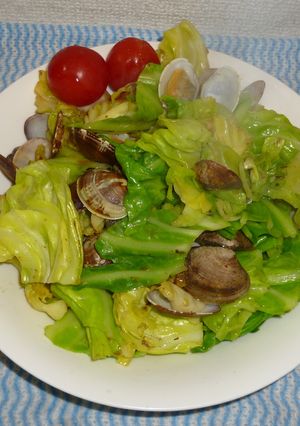 パパのアサリキャベツ-レシピのメイン写真