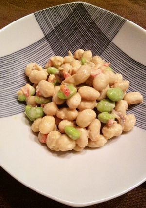 お豆の恵みたっぷり！やさしい和風サラダ-レシピのメイン写真