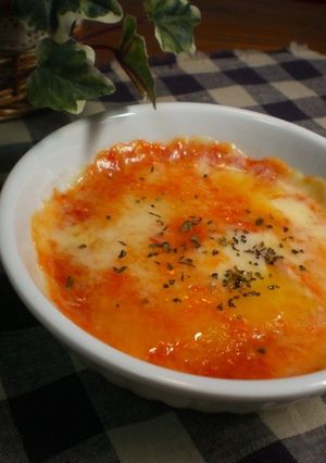 簡単!!ピリ辛❤お餅のグラタン風-レシピのメイン写真