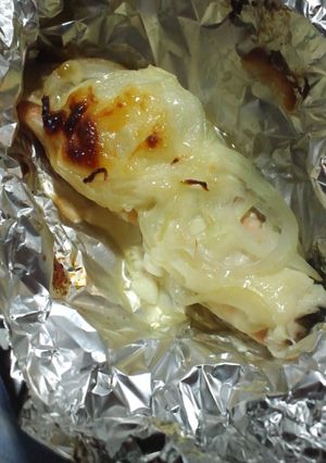 鮭のオニオンマヨ ホイル焼き-レシピのメイン写真