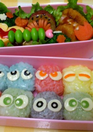 キャラ弁 ぷよぷよ♪-レシピのメイン写真