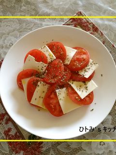 トマトの むちゃ振りカプレーゼ-レシピのメイン写真