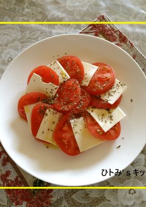 トマトの むちゃ振りカプレーゼ-レシピのメイン写真