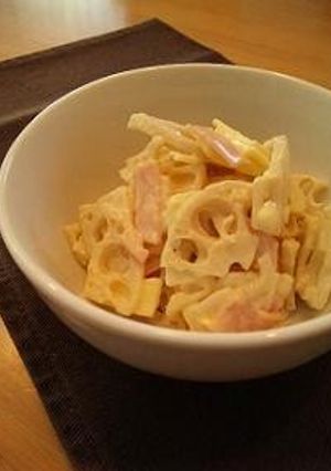 こくうま☆レンコンとチーズのサラダ-レシピのメイン写真