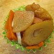 お弁当おかず☆イカ天と野菜の簡単煮物