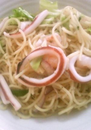 こぶ茶でうまうま 海鮮塩やきそば-レシピのメイン写真