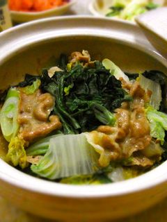 常夜蒸し鍋(豚肉とほうれん草の蒸し鍋)-レシピのメイン写真