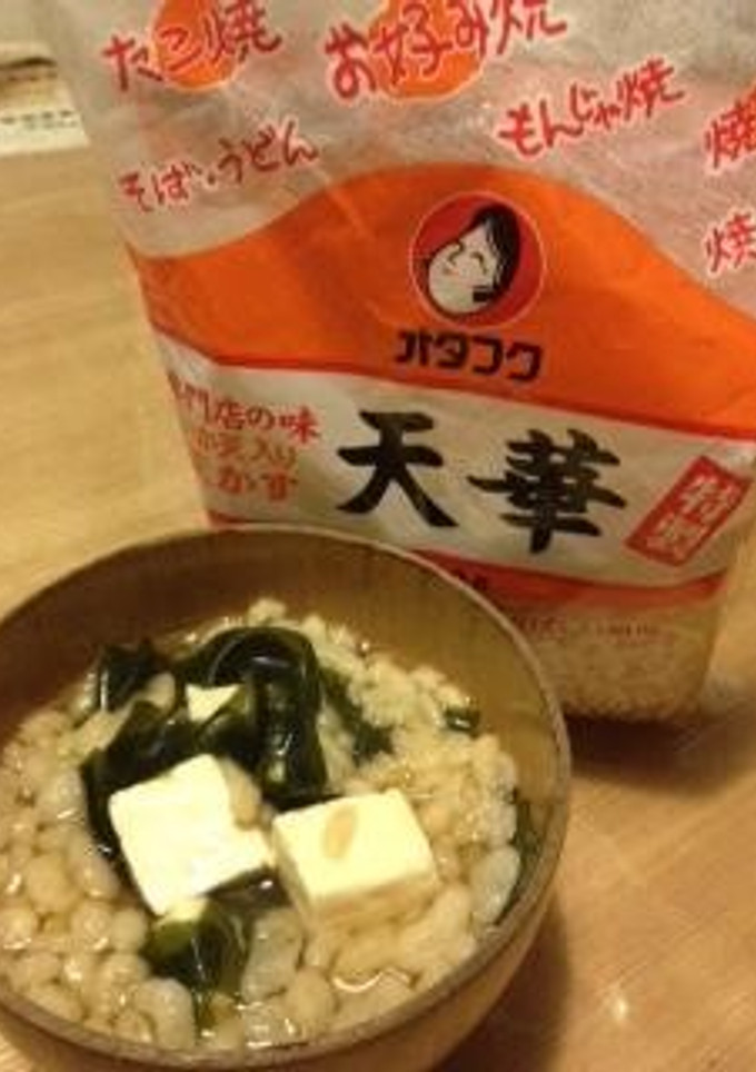 めんつゆ♪揚げ玉汁-レシピのメイン写真