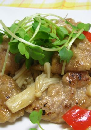 豚こまの旨み焼き♪-レシピのメイン写真