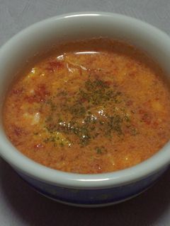 簡単トマト豆乳スープ-レシピのメイン写真