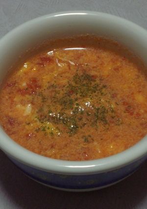 簡単トマト豆乳スープ-レシピのメイン写真