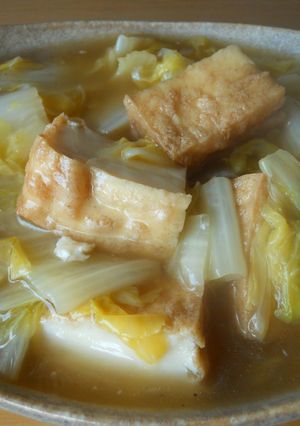 我が家の定番☆白菜と厚揚げの煮びたし-レシピのメイン写真