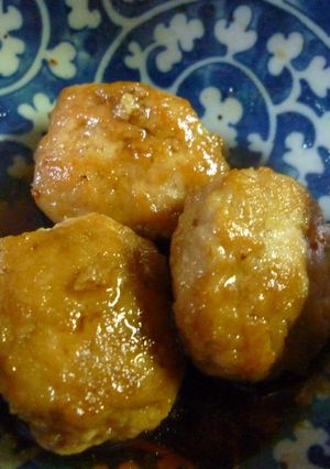 豆腐入り☆　簡単つくねの照り焼き-レシピのメイン写真
