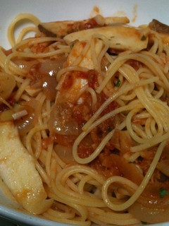 エリンギとニンニクのトマトソースパスタ!-レシピのメイン写真