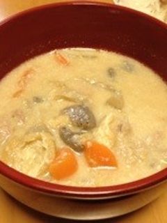 酒粕と生姜の入った豚汁-レシピのメイン写真