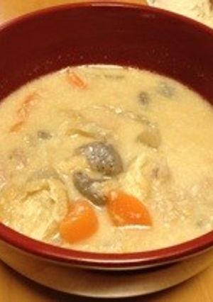 酒粕と生姜の入った豚汁-レシピのメイン写真
