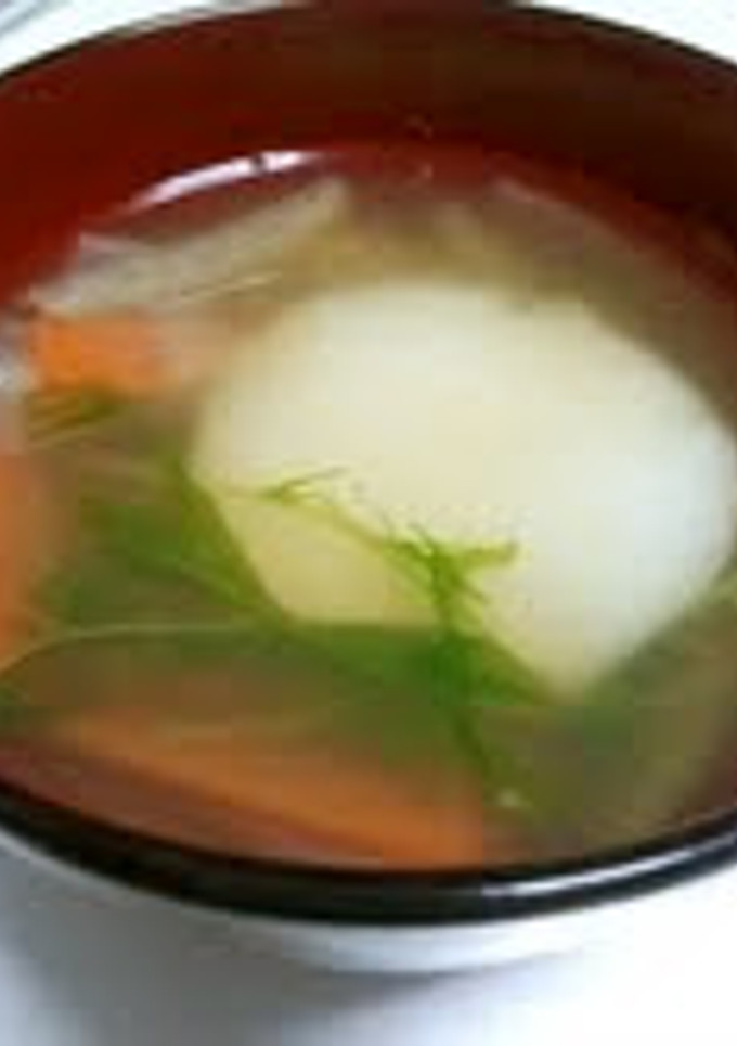 母のお雑煮～澄まし仕立て～-レシピのメイン写真