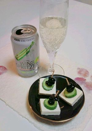 黒豆とクリームチーズのピンチョス-レシピのメイン写真