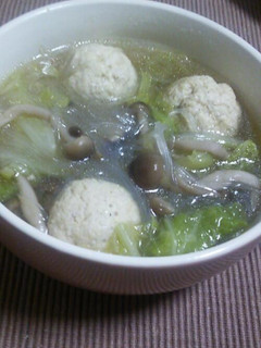 妊婦スープ 高野豆腐の肉団子-レシピのメイン写真