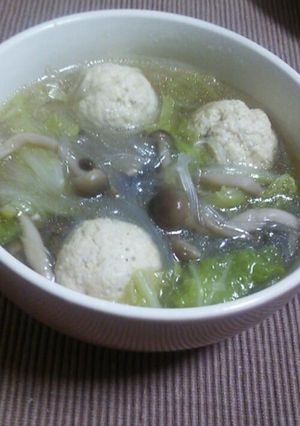 妊婦スープ 高野豆腐の肉団子-レシピのメイン写真