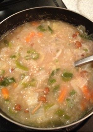 【お味噌汁】野菜たっぷりみぞれ汁-レシピのメイン写真