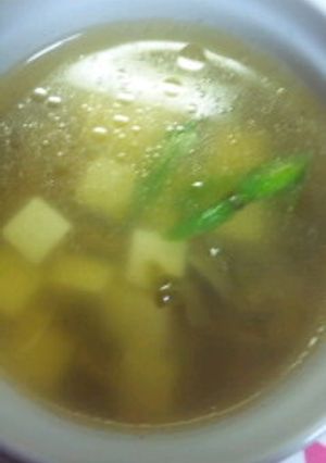 ザーサイと豆腐のカンタン中華スープ-レシピのメイン写真